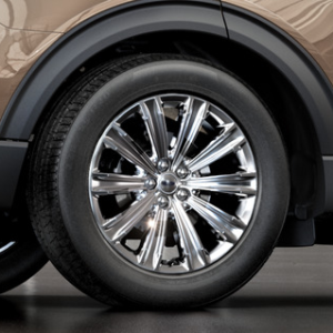 Platišče iz lahke zlitine 20" z 10 kraki, srebrn